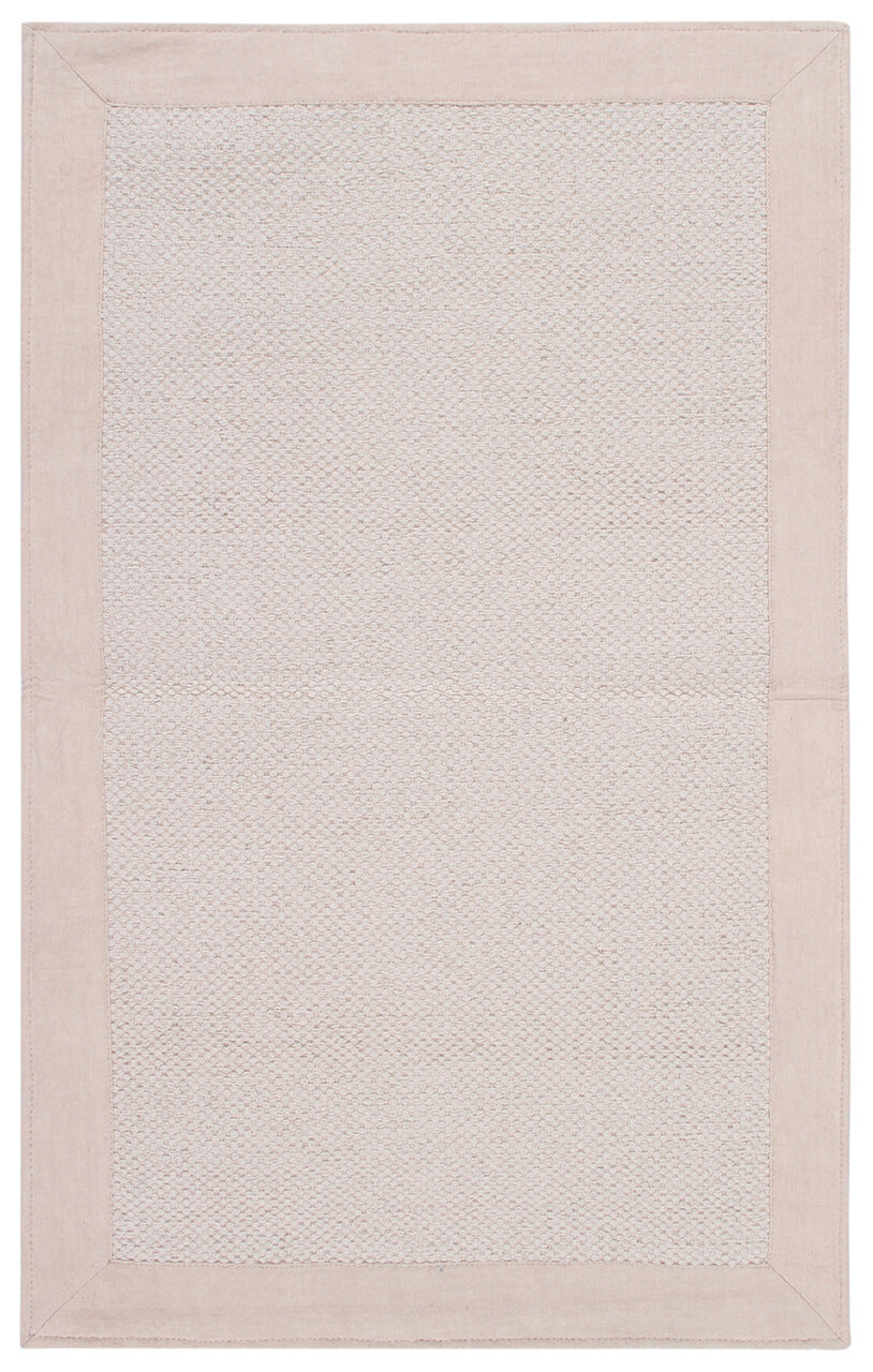 Tappeto Cotone Unito Border Peach Dust - Lavabile, Tinta Neutra da Cucina