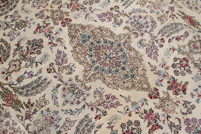 Tappeto Kerman Antico Persiano Autentico | Annodato a Mano 368x263cm