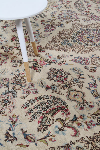 Tappeto Kerman Antico Persiano Autentico | Annodato a Mano 368x263cm - CarpetLiving
