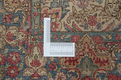 Tappeto Kerman Antico Persiano Autentico | Annodato a Mano 368x263cm - CarpetLiving