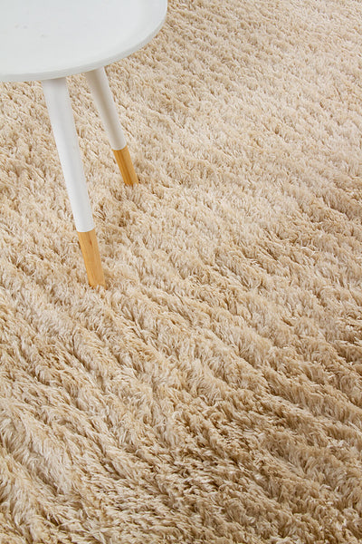 Tappeto Shaggy Madison Beige - Tinta Unita - Design Moderno | Morbido e Resistente - CarpetLiving