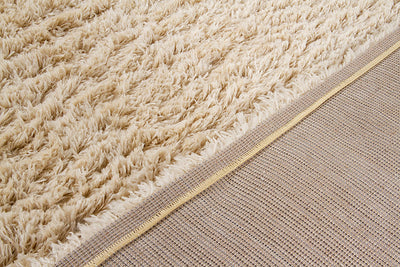 Tappeto Shaggy Madison Beige - Tinta Unita - Design Moderno | Morbido e Resistente - CarpetLiving
