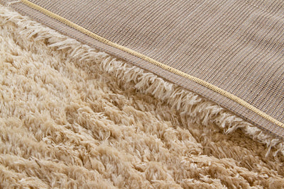 Tappeto Shaggy Madison Beige - Tinta Unita - Design Moderno | Morbido e Resistente - CarpetLiving