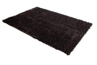 Tappeto Shaggy Madison Marrone Scuro - Tinta Unita - Design Moderno | Morbido e Resistente - CarpetLiving