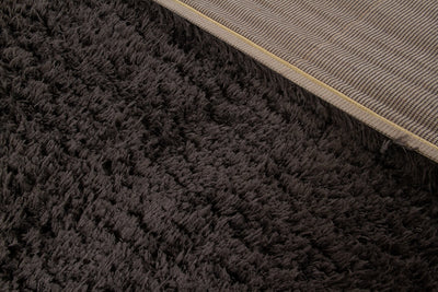 Tappeto Shaggy Madison Marrone Scuro - Tinta Unita - Design Moderno | Morbido e Resistente - CarpetLiving