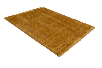 Tappeto Shaggy Madison Oro Giallo - Tinta Unita - Design Moderno | Morbido e Resistente - CarpetLiving