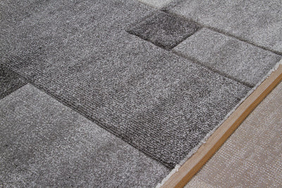 Tappeto moderno Timelapse Grey design multiblocco - CarpetLiving