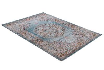 Tappeto da Esterno MAGGIO A - Indoor/Outdoor - Blu Chiaro | Ideale per Terrazze, Balconi, Patio, Verande - CarpetLiving
