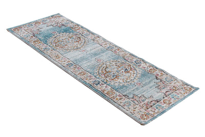 Tappeto da Esterno MAGGIO A - Indoor/Outdoor - Blu Chiaro | Ideale per Terrazze, Balconi, Patio, Verande - CarpetLiving
