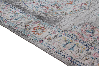 Tappeto da Esterno MAGGIO - Indoor/Outdoor - Argento | Ideale per Terrazze, Balconi, Patio, Verande - CarpetLiving