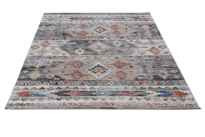 Tappeto da Esterno - MAGGIO B - Indoor/Outdoor - Argento | Ideale per Terrazze, Balconi, Patio, Verande - CarpetLiving