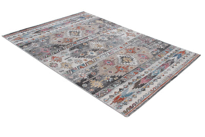 Tappeto da Esterno - MAGGIO B - Indoor/Outdoor - Argento | Ideale per Terrazze, Balconi, Patio, Verande - CarpetLiving