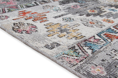 Tappeto da Esterno - MAGGIO B - Indoor/Outdoor - Argento | Ideale per Terrazze, Balconi, Patio, Verande - CarpetLiving