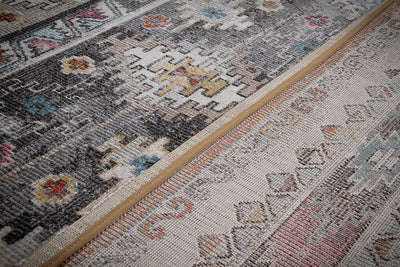 Tappeto da Esterno - MAGGIO B - Indoor/Outdoor - Argento | Ideale per Terrazze, Balconi, Patio, Verande - CarpetLiving