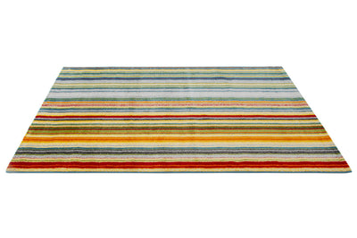 Tappeto GIOIA H - Multicolore Verde - Antiscivolo | Ideale per Soggiorno e Camera da Letto - CarpetLiving