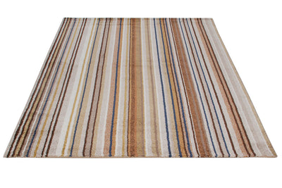 Tappeto Moderno Gioia H - Multicolore Beige - Antiscivolo | Ideale per Soggiorno, Camera da letto e Cameretta - CarpetLiving