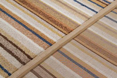 Tappeto Moderno Gioia H - Multicolore Beige - Antiscivolo | Ideale per Soggiorno, Camera da letto e Cameretta - CarpetLiving