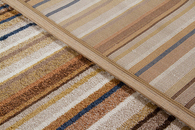 Tappeto Moderno Gioia H - Multicolore Beige - Antiscivolo | Ideale per Soggiorno, Camera da letto e Cameretta - CarpetLiving