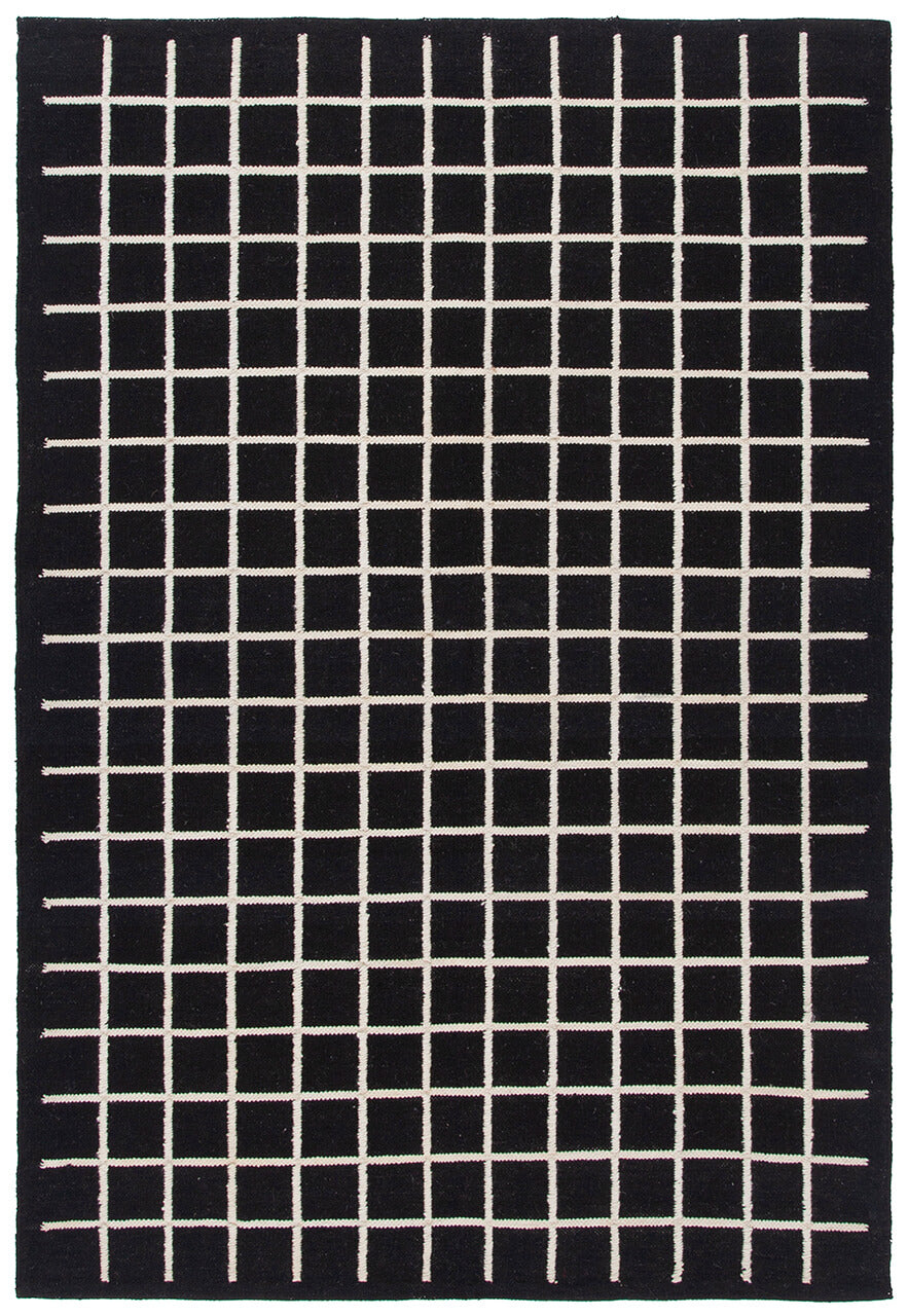 KILIM BOX BLACK IVORY