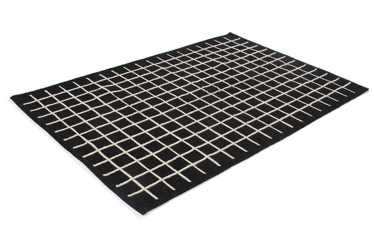 KILIM BOX BLACK IVORY
