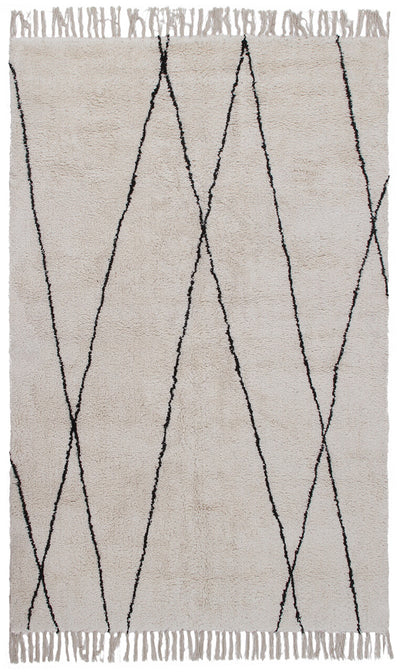 Tappeto berbero Cotton Berber DES.6 in cotone naturale - Lavabile in Lavatrice - CarpetLiving