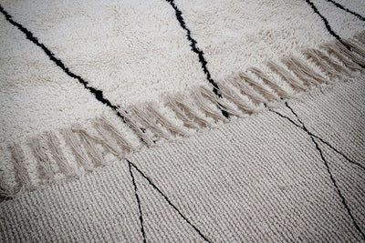 Tappeto berbero Cotton Berber DES.6 in cotone naturale - Lavabile in Lavatrice - CarpetLiving