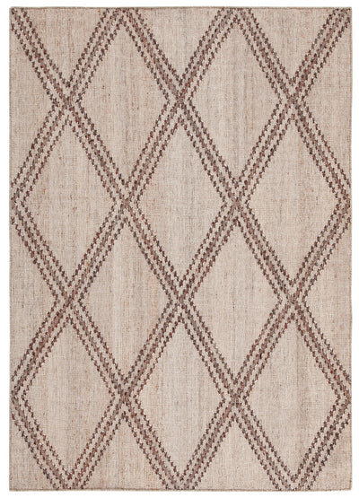Tappeto in Juta, Lana e Cotone - Istinto C - Fatto a mano - Stile Etnico Tradizionale - Materiali Sostenibili - CarpetLiving