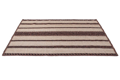 Tappeto in Juta, Lana e Cotone - Istinto A - Fatto a mano - Stile Etnico Tradizionale - Materiali Sostenibili - CarpetLiving