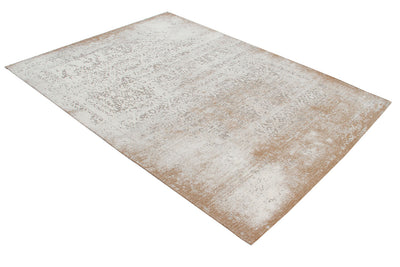 Tappeto Argentella - Avorio Beige - Design Vintage Astratto con sfumature colore | elegante per soggiorno e camera da letto - CarpetLiving