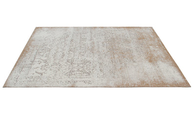 Tappeto Argentella - Avorio Beige - Design Vintage Astratto con sfumature colore | elegante per soggiorno e camera da letto - CarpetLiving