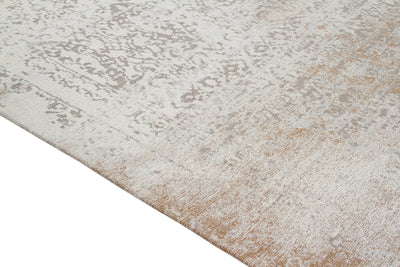 Tappeto Argentella - Avorio Beige - Design Vintage Astratto con sfumature colore | elegante per soggiorno e camera da letto - CarpetLiving