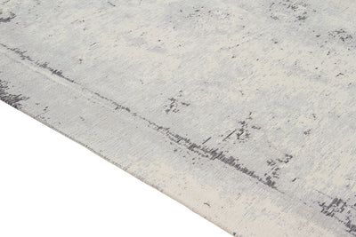 Tappeto Argentella - Avorio Grigio - Design Vintage Astratto con sfumature colore | elegante per soggiorno e camera da letto - CarpetLiving