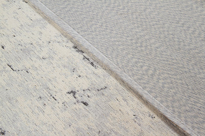 Tappeto Argentella - Avorio Grigio - Design Vintage Astratto con sfumature colore | elegante per soggiorno e camera da letto - CarpetLiving