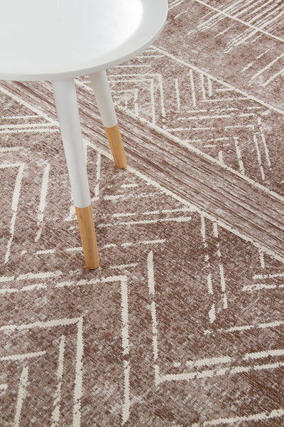 Tappeto Argentella - Taupe Bianco - Design Vintage Astratto con sfumature colore | elegante per soggiorno e camera da letto - CarpetLiving