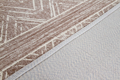 Tappeto Argentella - Taupe Bianco - Design Vintage Astratto con sfumature colore | elegante per soggiorno e camera da letto - CarpetLiving