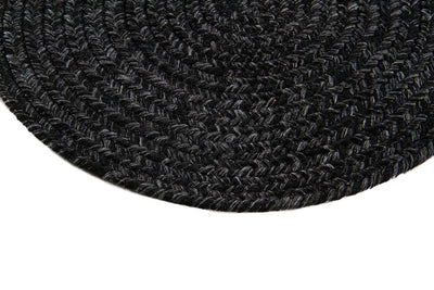 Tappeto Outdoor Rotondo - Solid Grigio Carbone - Interno/Esterno - 120 Ø cm - CarpetLiving