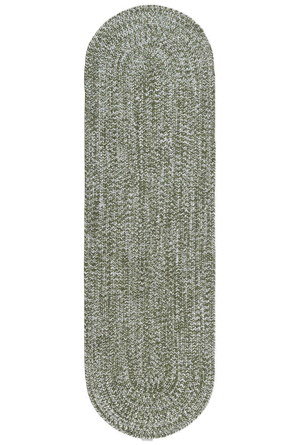 SOLID GREEN 200X60 OVAL
