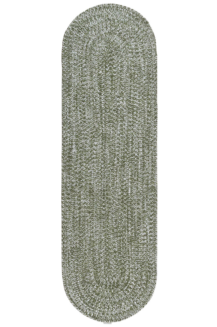 SOLID GREEN 200X60 OVAL