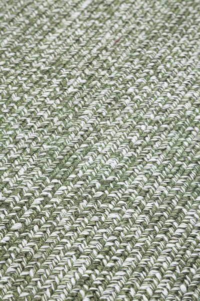 Tappeto Outdoor Ovale - Solid Verde - Interno/Esterno - 200x60cm - CarpetLiving