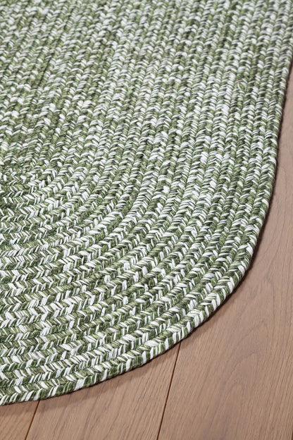 SOLID GREEN 200X60 OVAL
