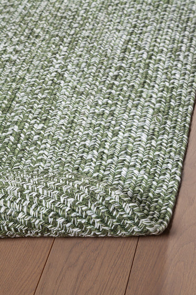 Tappeto Outdoor Ovale - Solid Verde - Interno/Esterno - 200x60cm - CarpetLiving