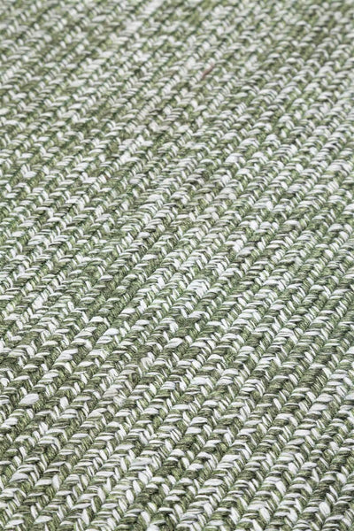 Tappeto Solid Green - Ovale Indoor/Outdoor - CarpetLiving