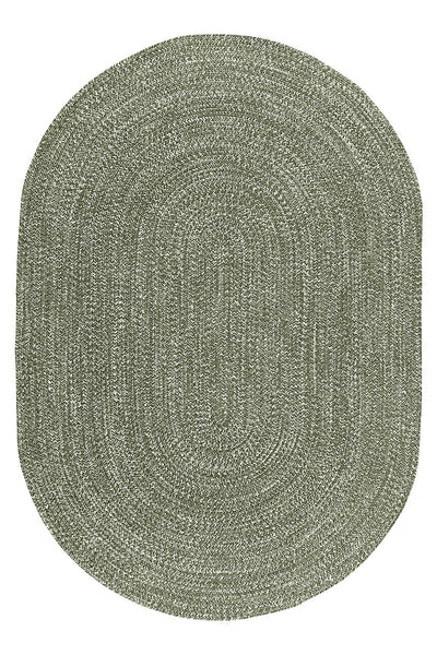 Tappeto Solid Green - Ovale Indoor/Outdoor - CarpetLiving