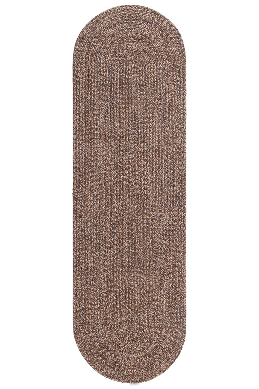 SOLID BROWN HARVEST 200X60 OVAL