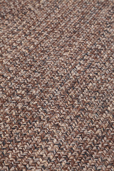 SOLID BROWN HARVEST 200X60 OVAL - CarpetLiving