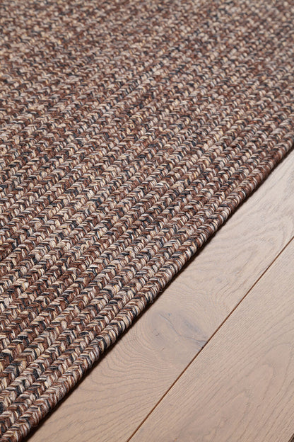 SOLID BROWN HARVEST 200X60 OVAL