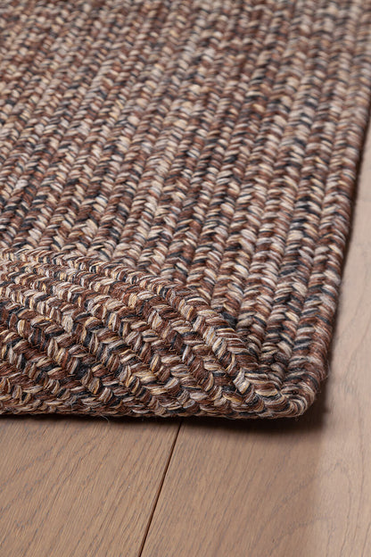 SOLID BROWN HARVEST 200X60 OVAL
