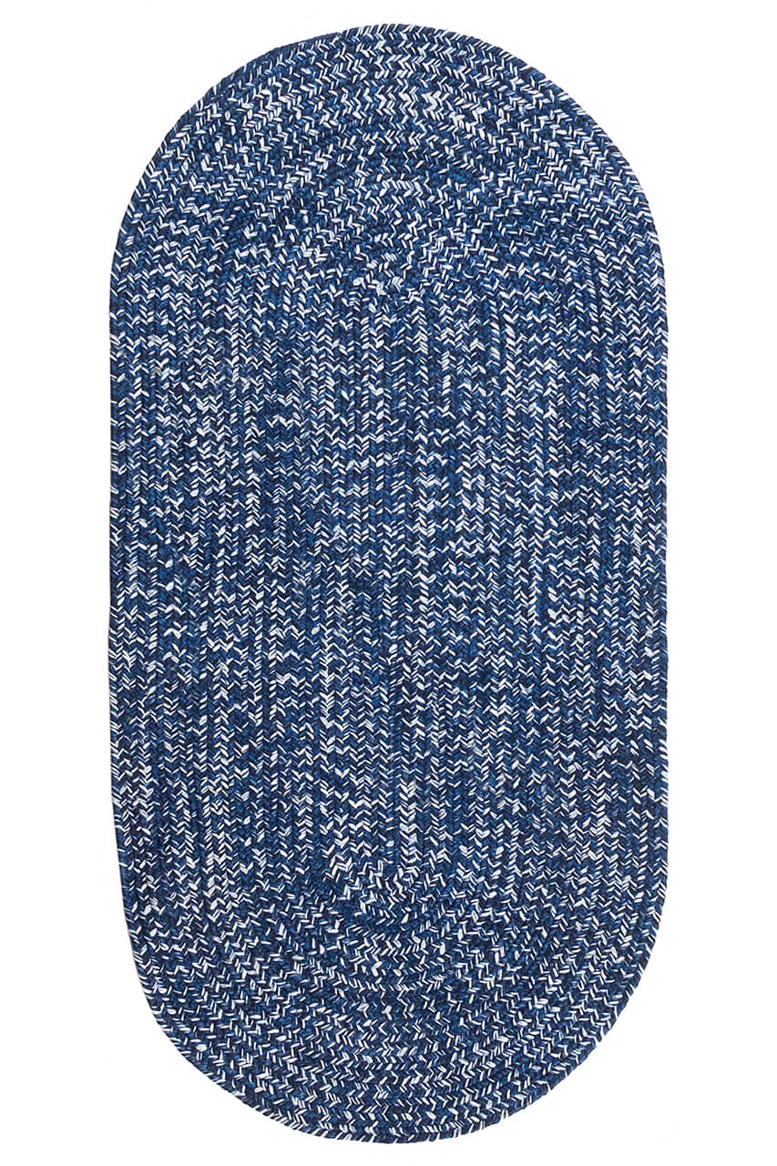 SOLID BLUE 120X60  OVAL