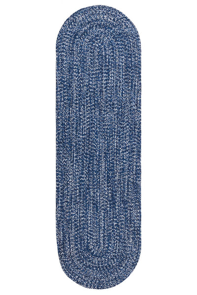 SOLID BLUE 200X60 OVAL - CarpetLiving
