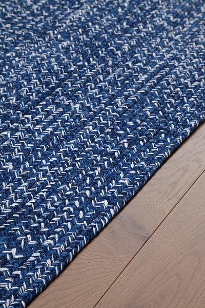 SOLID BLUE 200X60 OVAL - CarpetLiving